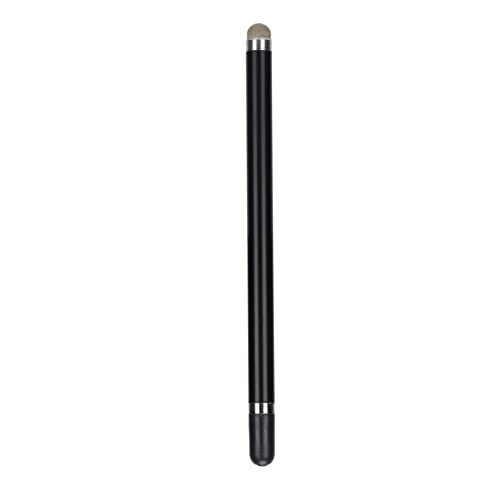 Stylus Stifte für Touchscreens, Universal Dual Head Dünn und Dicke Touchscreens Bleistift mit Austauschbaren Faser Nibs Zum Zeichnen & Schreiben(Schwarz) von Zunate