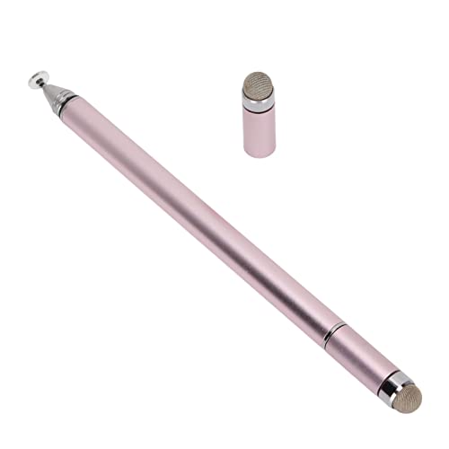 Stylus-Stifte für Touchscreens, Universeller Kapazitiver Dual-Head-Bleistift für Dicke und Dünne Touchscreens, Kompatibel mit Smartphone und Tablet, Zum Zeichnen und Schreiben(Rosa) von Zunate