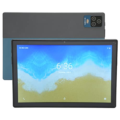 Tablet PC, 10,1-Zoll-FHD-Bildschirm, 4G-Tablet für Android 11, Dual Sim, 4 GB/128 GB, Dual-Kamera, MT6753 8-Core-CPU Schnelle Reaktion ohne Verzögerung, 2,4 G/5 G WiFi, 7000 MAh Akku, Langes(EU) von Zunate