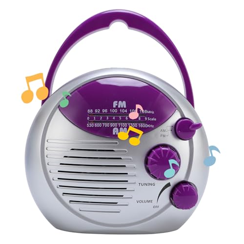 Tragbares AM/FM Duschfunk, Wasserdicht Hängende Drahtlose Radio in Lautsprecher Batteriebetriebener Einstellbares Volumen für Badezimmer, Küche, Outdoor Tragbares AM/FM Duschfunk, Wasserdicht Hängende Drahtlose Radio in Lautsprecher Batteriebetriebener Einstellbares Volumen für Badezimmer, Küche, Outdoor von Zunate