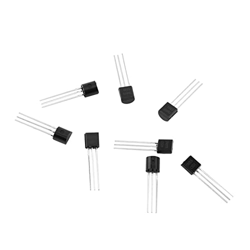 Transistors Assortment Kit, 600 Stk. 15 Typen Dreipoliger Transistor TO-92 Silizium-Halbleitertriode mit Aufbewahrungsbox von Zunate