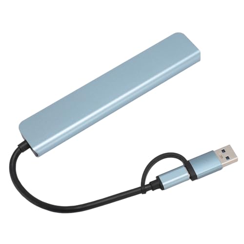 USB-C-Hub, 8-in-1-USB-C-Multiport-Adapter mit USB C, USB 3.0 und 3 USB 2.0, SD-Kartenleser, TF-Kartenleser-Anschluss, Typ-C-Dockingstation für Tablet, Laptop USB-C-Hub, 8-in-1-USB-C-Multiport-Adapter mit USB C, USB 3.0 und 3 USB 2.0, SD-Kartenleser, TF-Kartenleser-Anschluss, Typ-C-Dockingstation für Tablet, Laptop von Zunate