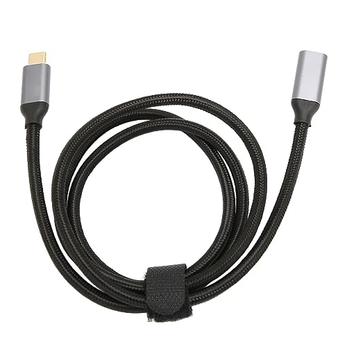 USB C Verlängerungskabel, 10 Gbit/s Datensynchronisierung, 100 W Stromversorgung, 4K 60 Hz Videoausgang, USB C Kabel mit E Marker Chip Zum Laden, Übertragen, Videoausgang (1 m / von Zunate