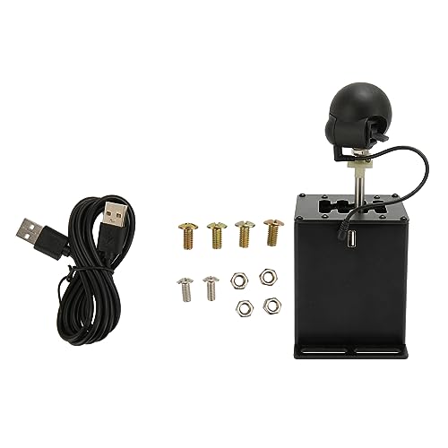 Zunate USB-Handbremse, USB-PC-Handbremse für SIM-Rennspiel G27 G29 G920 G923, für Thrustmaster Th8A T300RS T500 GT-Lenkrad, PC Sequential Shifter für DiRT Sim-Rennspiele von Zunate