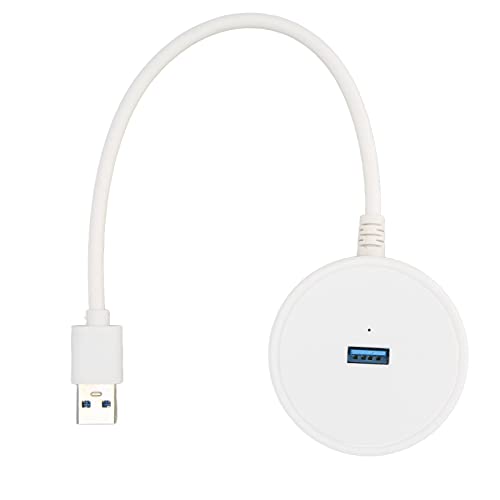 USB-Hub, 4 Ports USB 3.0 Splitter 5 Gbit/s Übertragung 10 TB Festplatten mit Großer Kapazität, Kompatibel mit Windows, Mac OS, Linux-Systemen von Zunate