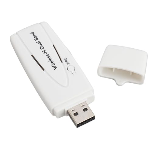USB-WLAN-Adapter, 300 Mbit/s 2,4 G 5,8 G Dualband Wireless N-Adapter für Ralink RT3572 Chipsatz, für Linux, für Windows 7 8 8.1 10, für OS X 10.7 10.8 10.9 und Mehr von Zunate