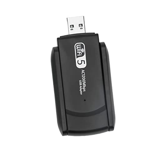 USB-WLAN-Adapter, Bis zu 1300 Mbit/S Schnelle Verbindung 2,4 G 5 G Dualband USB 3.0 WLAN-Dongle für Telefon Tablet Laptop, für Win 7, 8, 8.1, 10, XP von Zunate