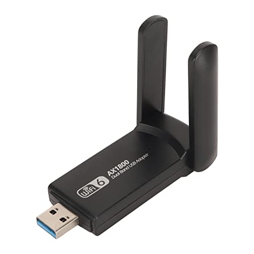 USB WLAN Adapter, Dual Band WLAN Dongle mit Dual High Gain Antenne, Kabelloser USB 3.0 Adapter für Windows, für Family Office Reisen von Zunate