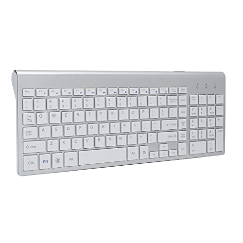 Wireless Keyboard Mouse Combo, USB Wireless Keyboard Home Office Gaming Keyboard für Computer/Laptop, für Windows XP/7/8/10, für Android, für OS X V10.2 von Zunate