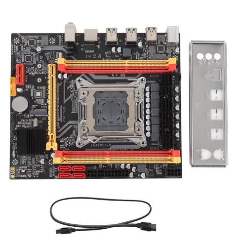 X79-VG2 Computer Motherboard, LGA 2011 4 DDR3 128 GB Gaming Motherboard für E5 V1, V2 und 3. 4. Gen für Core I7, 1 X Pcie3.0x16, Sata3.0, 1 X M.2 Nvme, USB3.0 von Zunate