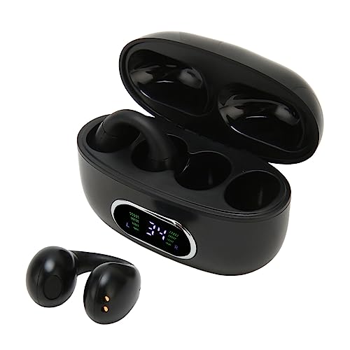 X9 Sprachübersetzer-Ohrhörer, Echtzeit-Übersetzung, Clip-On-Bluetooth-Übersetzer-Ohrhörer Unterstützen 144 Sprachen Online-Übersetzung, für Android, für IOS, für Windows OS (Schwarz) von Zunate