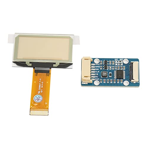 Zunate 1,51-Zoll-Bildschirmmodul, SPI-I2C-Schnittstelle, Vollansicht, Transparentes Blue-Screen-Modul, Eingebauter SSD1309-Treiberchip, für Raspberry Pi, für STM32 von Zunate