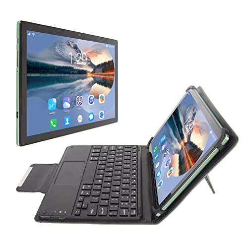 Zunate 10,1 Zoll 1960 X 1080 FHD-Tablet für Android 12, 2-in-1-Tablet mit Schutzhülle und BT 5.0-Tastatur, 8 GB + 256 GB, 8-Kern-CPU, 2,4 G/5 G Dualband-WLAN, 4G-Band-Anrufe (EU-Stecker) von Zunate