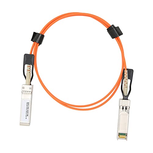 Zunate 10G AOC Kabel, 1 Meter SFP+ zu SFP+ 10G Hochgeschwindigkeitskabel, Stabiles AOC Kabel mit Geringem Stromverbrauch für die Heimindustrie von Zunate