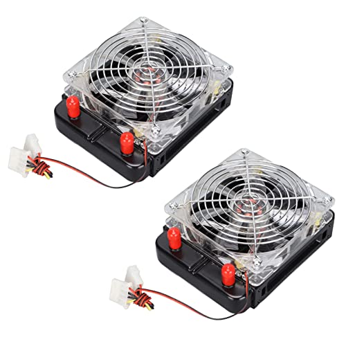 Zunate 120-mm-DIY-Wasserkühlungs-Kit für Computer, All-in-One-Flüssig-PC-Wasserkühlungs-Set, Kühler CPU/GPU-Block Wasserpumpe Reservoir CPU-Kühler-Kit Radiatoren von Zunate