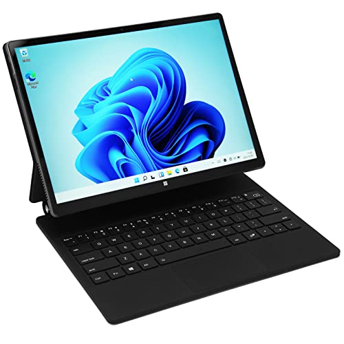 Zunate 13-Zoll-Tablet, 2K-IPS-Display, 16 GB DDR4, 1 TB SSD, Magnetischer Tastaturstift, 5200 MAh, HD-Tablet, mit Umfangreichen Schnittstellen, für das Büro (EU-Stecker) von Zunate