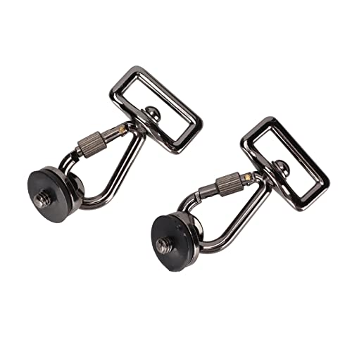Zunate 2 Stück Schraubenadapter, 1/4-Zoll-Schraube, DSLR-Kamera, Schultergurtschnalle, Metallkameratasche, Schraubenhaken-Zubehör Zunate 2 Stück Schraubenadapter, 1/4-Zoll-Schraube, DSLR-Kamera, Schultergurtschnalle, Metallkameratasche, Schraubenhaken-Zubehör von Zunate
