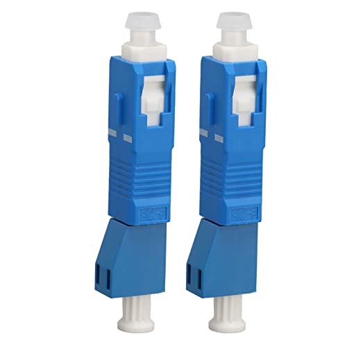 Zunate 2-teiliger Optischer Fehlerortungs-Faseradapter, SC-Stecker auf LC-Buchse SM 9/125-Glasfaser-Konverter-Adapter, Glasfaser-Anschluss, Kompatibel mit Optischem Leistungsmesser Zunate 2-teiliger Optischer Fehlerortungs-Faseradapter, SC-Stecker auf LC-Buchse SM 9/125-Glasfaser-Konverter-Adapter, Glasfaser-Anschluss, Kompatibel mit Optischem Leistungsmesser von Zunate