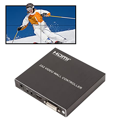 Zunate 2x2 HDMI DVI TV Videowand Controller, Multi Video Screen Processor Splicer 180° Flip mit RS232 Steuerung, unterstützt HDMI Input und 4 HDMI Output Zunate 2x2 HDMI DVI TV Videowand Controller, Multi Video Screen Processor Splicer 180° Flip mit RS232 Steuerung, unterstützt HDMI Input und 4 HDMI Output von Zunate