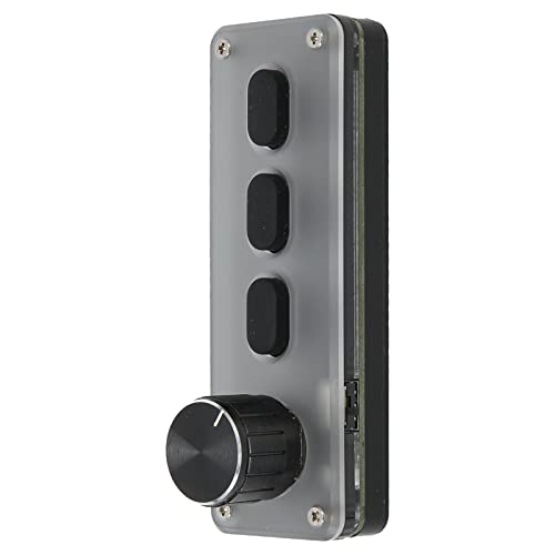 Zunate 3-Tasten-Makro-Pad, Gaming-Tastatur mit Knopf, Kabelgebundenem USB und Kabellosem Bluetooth-Modus, Geräuschlose DIY-programmierbare Silikontastatur für von Zunate