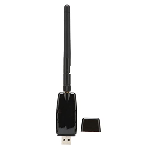 Zunate 300-Mbit/s-USB-WLAN-Adapter, 2,4-GHz-Single-Band-2-dBi-Antenne und RTL8192EU, WLAN-USB-Dongle-Stick-Adapter für Windows XP/Vista/Win7/Win8/Win 8.1/Win10 Linux von Zunate