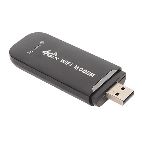 Zunate 4G USB WLAN Hotspot, Tragbares Reise WLAN mit WLAN Verschlüsselungsfunktion, Mobiler MiFi Hotspot Unterstützt 10 Geräteverbindungen, Kompatibel mit Europäischen SIM Karten von Zunate