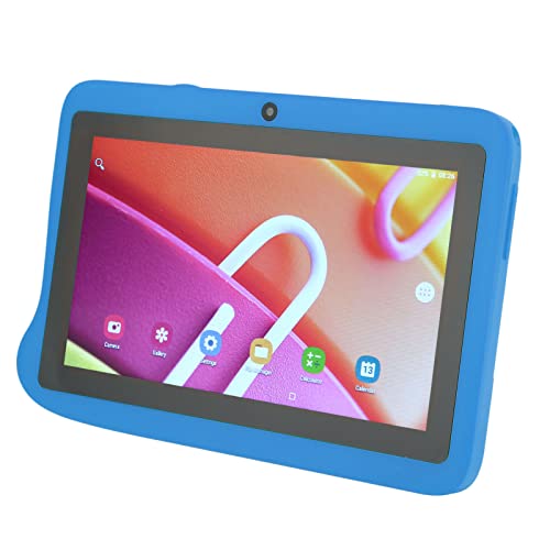 Zunate 7-Zoll-Tablet für Kinder für Android, 4 GB RAM, 32 GB ROM, 128 G Expand, 5 G Dual Frequency WiFi, Kids Edition-Tablet mit Inhalten für Kinder, Unterstützung für Google Plays(Blau) von Zunate