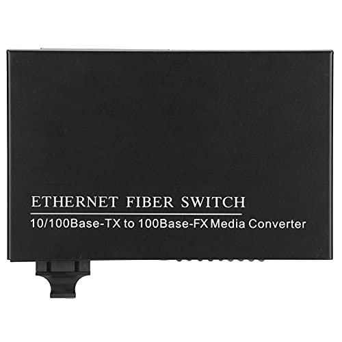 Zunate 8-Port-Gigabit-Ethernet-PoE-Switch, 10/100Mbps-Netzwerk-Glasfaser-Switch, Ethernet-Splitter, Plug-and-Play, Robuste Computernetzwerk-Switches aus Metall (EU-Stecker) von Zunate