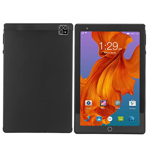 Zunate 8 Zoll Tablet, K10 Schwarz 8 Zoll für Android 10.0 Tablets, 4GB RAM 64GB ROM 8800mAh Akku Typ C Schnittstelle,Dual Card,WiFi,2MP 8MP Kamera von Zunate