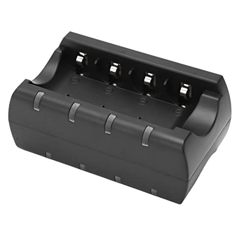 Zunate Akkuladegerät mit 8 Anschlüssen, Schnelle USB-Akku-Ladebox, für RCR123A 16340 16350 16360/3,7 V Akku/für Arlo VMC3030 VMK3200 VMS3330, 3430, 3530 Drahtlose Taschenlampe RCR123A von Zunate