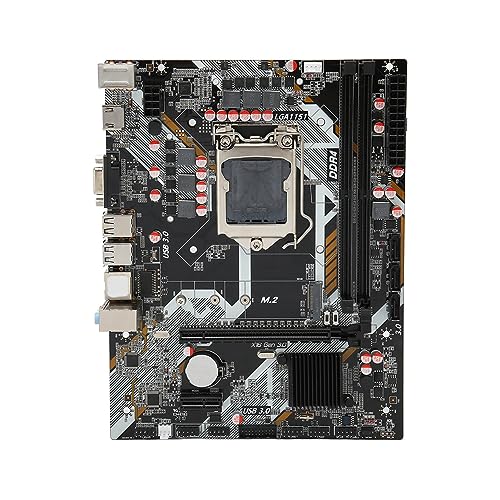 Zunate B365 Desktop-Motherboard, DDR4 Dual Channel 64 GB LGA 1151 ATX Computer-Motherboard, PCIE 16X Gen 3.0, SATA3.0x3, NVME M.2, HDMI, VGA, USB 3.0, Gigabit Ethernet von Zunate