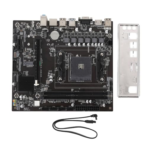 Zunate B450 Computer Motherboard, 2X DDR4 64 GB M ATX Gaming Motherboard für 5 5600x, für 9 3950x, für 7 5800X, AM4 Socket, NVMe M.2 Slots, 1 X PCIe3.0 X16, 4X Sata3.0 von Zunate