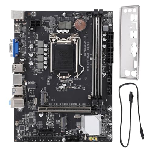Zunate B460M K Computer Motherboard, DDR4 ATX 64 GB Gaming Motherboard für LGA1200 Gen 10 CPU, PCI E3.0 X16, HDMI, VGA, M.2 2280 NVME X4 3.0, 2 USB3.0 Zunate B460M K Computer Motherboard, DDR4 ATX 64 GB Gaming Motherboard für LGA1200 Gen 10 CPU, PCI E3.0 X16, HDMI, VGA, M.2 2280 NVME X4 3.0, 2 USB3.0 von Zunate