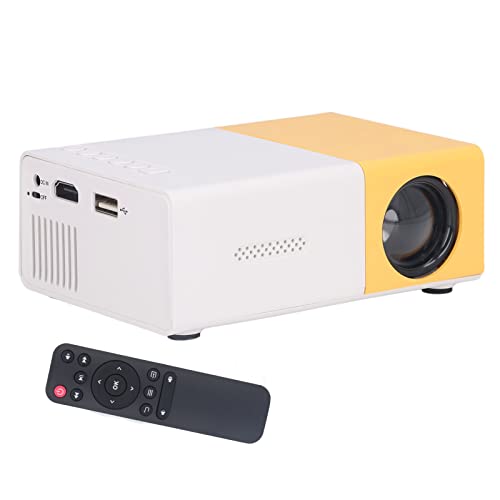 Zunate Beamer, 1080P Tragbarer Projektor Filmprojektor 24-60 Zoll großer Bildschirm, Verschiedene Schnittstellen unterstützen Laptop, Spielekonsole, Kamera, U-Disk von Zunate