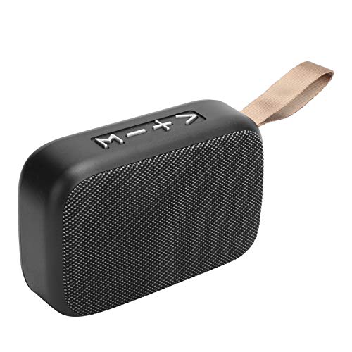 Zunate Bluetooth-Lautsprecher, Bluetooth 4.2 Tragbare Karte USB Kleiner Lautsprecher Stereo-Musik-Player Unterstützung FM-Radio, Unterstützung der Wiedergabe von Bluetooth/AUX ((Kaffeefarbe)) von Zunate