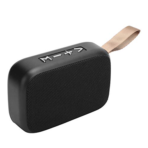 Zunate Bluetooth-Lautsprecher, Bluetooth 4.2 Tragbare Karte USB Kleiner Lautsprecher Stereo-Musik-Player Unterstützung FM-Radio, Unterstützung der Wiedergabe von Bluetooth/AUX (schwarz) von Zunate