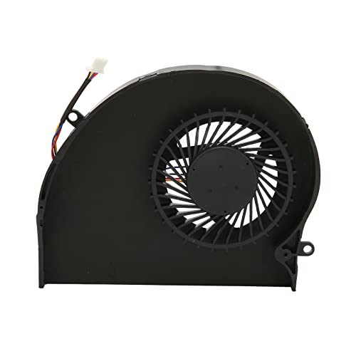 Zunate CPU-GPU-Lüfter, DC 5 V 4-poliger Hocheffizienter Leiser Lüfter Laptop-Kühler für Alienware 17 R4 R5 P31E ALW17C 04RFW1, Kleines Leichtgewicht, Aluminiumlegierung (GPU-Lüfter) von Zunate