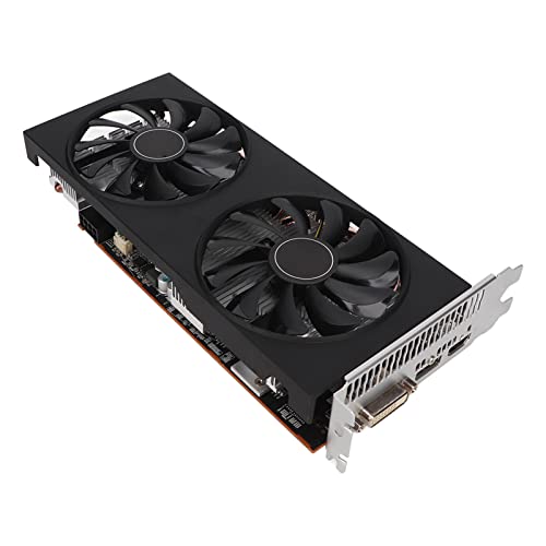 Zunate Computer-Grafikkarte, RX5500 XT 8G GDDR6 256 Bit 14000 MHz Gaming-Grafikkarte mit Zwei Lüftern, PCIE 3.0, HDMI, DVI und DP-Schnittstelle, Gaming-Grafikkarte von Zunate