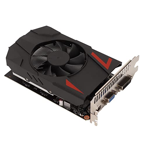 Zunate Computer-Grafikkarten, GTX 650 2 GB GDDR5 128 Bit PCIE X16 3.0 Gaming-Grafikkarten, HDMI, DVI, VGA, Big Power-Lüfter, für DirectX 12, für Computergehäuse von Zunate