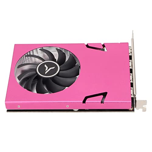 Zunate Computergrafikkarten, GT730-2G 4 Bildschirm 4GB GDDR5 128 Bit PCI-E Grafikkarte, 4 Ports, PCI-Express 2.0 X 16, DirectX 11/ OpenGL 4.6 3D Grafikkarten von Zunate