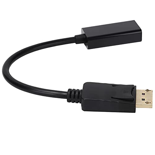 Zunate DisplayPort auf HDMI, DP 20-Pin Stecker auf HDMI Buchse Adapter Konverterkabel Kompatibel mit PC zu HDTV, Projektor von Zunate