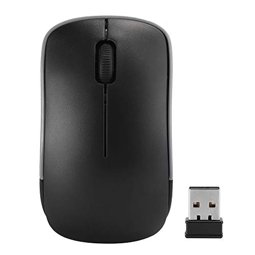 Zunate Drahtlose Maus, 2.4G Drahtlose Maus, USB 3-Tasten Optisch Ergonomische Dünne Mäuse, für Laptop-Computer PC, für Windows/für Vista/für Linux/für OS X. (MC-367) von Zunate
