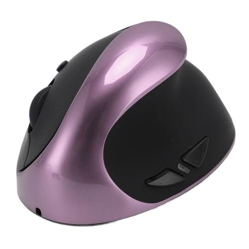 Zunate Ergonomische Kabellose Maus, Rechte Vertikale Kabellose Maus mit 6 Tasten, 2,4 GHz Optische Vertikale Mäuse, 3 Einstellbare DPI 800/1200/1600, für Laptop, PC, Computer, Desktop von Zunate