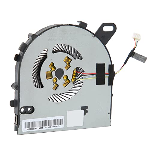 Zunate Ersatz-CPU-Lüfter für 15 15-7560 Vostro 5468 5568, 4-poliges Netzteil DC 5 V Laptop CPU-Kühlung Ersatzlüfter CPU-Kühler Wärmeableitung von Zunate