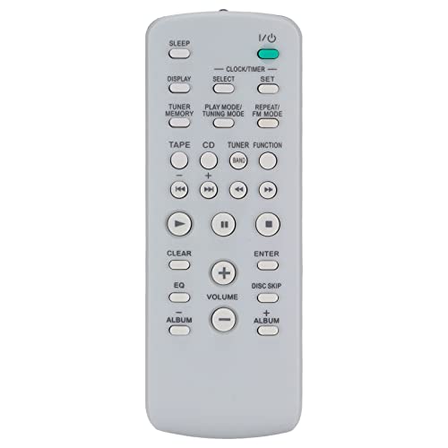 Zunate Ersatzfernbedienung für RM‑SC3 RM‑SC30 RM‑SC50 RM‑SC55 MHC‑RG29 MHC‑RG490S CMT‑EH10 CMT‑U1 CMT‑CPZ1 MHC‑RG222 MHC‑RG2 CD-HIFI-System Zunate Ersatzfernbedienung für RM‑SC3 RM‑SC30 RM‑SC50 RM‑SC55 MHC‑RG29 MHC‑RG490S CMT‑EH10 CMT‑U1 CMT‑CPZ1 MHC‑RG222 MHC‑RG2 CD-HIFI-System von Zunate