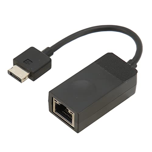 Zunate Ethernet-Adapter, RJ45-Anschluss 10 100 Mbit/s Netzwerkadapter für Thinkpad X280, X390 Yoga, T495s, L13Yog, X1 Yoga 4., 5. Gen, X1 Carbon 6., 8. Gen, 01YU026 von Zunate