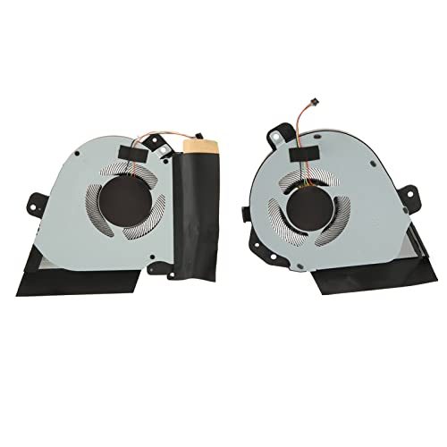 Zunate Für GX502DU Lüfter, DC5V 0.5A 4Pin Laptop Lüfter Für ROG GX502DU GA502 GA502D GA502DU GA502IU GA502IV GU502 GU502DU GU502GV GU502GW GU505D (CPU+GPU) von Zunate