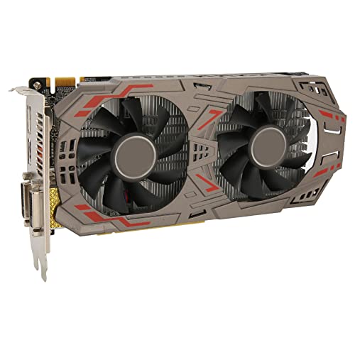 Zunate Für GeForce GTX 950-Grafikkarte, 2 GB GDDR5 128-Bit-Spielgrafikkarte Für PC-Computer, HDMI, PCI Express 3.0 X16, Dual-Lüfter, Dual-Kupferrohr, Schnelle Wärmeableitung von Zunate