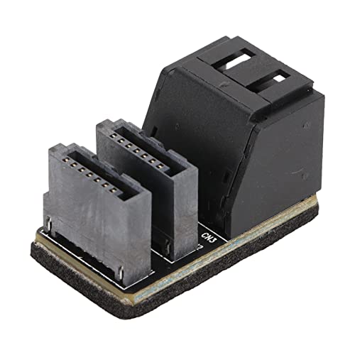 GPU SATA 7Pin U Turn 90 Grad 180 Grad Winkelanschluss Netzteilplatine für Desktop-Grafikkarte(Für PH572 90 Grad) von Zunate