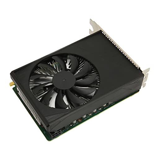 Zunate Gaming für GeForce GTX1660 SUPER 6G GDDR6 192Bit 8K HDR HDMI DVI Einzellüfter PC-Grafikkarte Grafikkarte für Desktop-Computer von Zunate